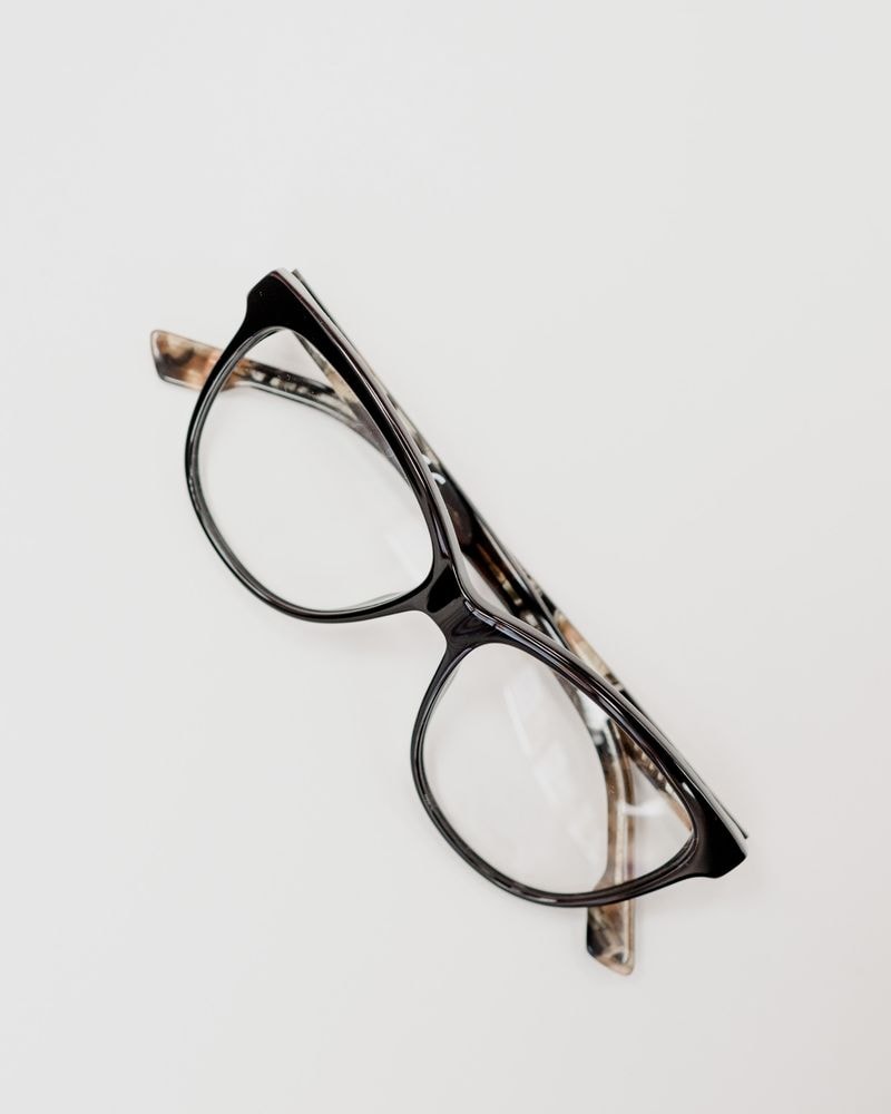 Óculos de Grau Redondo Acetato Preto