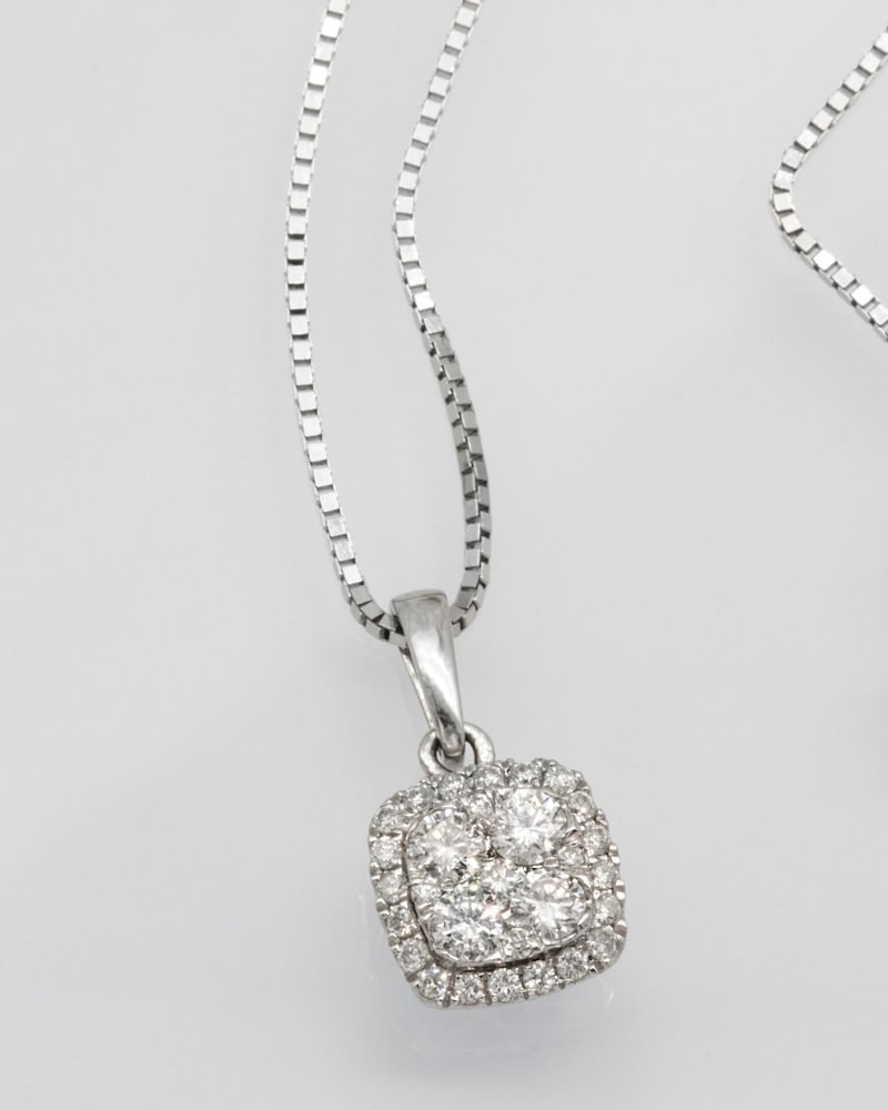 Colar de Prata 925 com Ponto de Luz